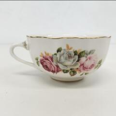 F【25*70130】ロイヤル アシュモア カップ＆ソーサ ROYAL ASH MORE 薔薇柄 ティ―カップ カップ 口径10cm 高さ5.5cm ソーサ14cmの画像