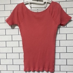 ❤️サ－モンピンク ストレッチありTシャツの画像