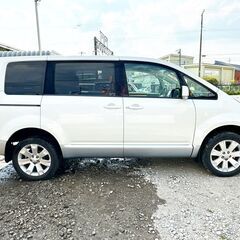 審査通過実績多数！！自社ローンでお悩みを解決！！ローンに強い！！(在庫番号208）三菱 デリカD：5 2.4 エクシード II 4WD　1年保証付　寒冷地　ナビ　F.S.Bカメラ （パールII）　カーリース　札幌　函館　全国　自社分割　リース　ネオドライブローンの窓口　マイネオオートローンの画像