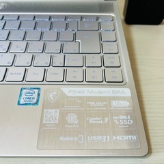 MSI ゲーミングノートi5-8265U 8GB SSD256GB の画像