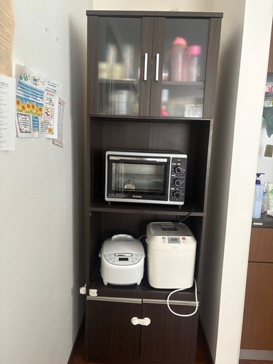 ニトリレンジ台　食器棚