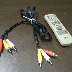 現状品 LG VHSビデオデッキ 2002年製 GV-HIA2 ビデオテープレコーダー リモコン付き 通電確認済 札幌市 新道東店の画像