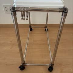 ゴミ箱　分別　キャスター付き　ゴミ袋ホルダーの画像