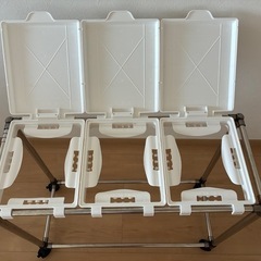 ゴミ箱　分別　キャスター付き　ゴミ袋ホルダーの画像