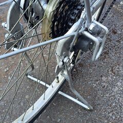 【リサイクルショップどりーむ鹿大前店】No.357　自転車　27インチ　切替・カゴ付き♪　通勤通学に　シティサイクル🎵の画像