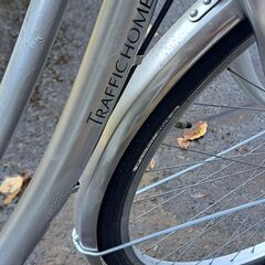 【リサイクルショップどりーむ鹿大前店】No.357　自転車　27インチ　切替・カゴ付き♪　通勤通学に　シティサイクル🎵の画像
