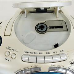 【25＊80077】『SANYO / サンヨー』CDラジオカセットレコーダー ″primaire″ PH-PR83 (L) ブルー 現状品の画像