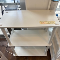 【オープンラック ホワイト】★ クリーニング済 【管理番号117...