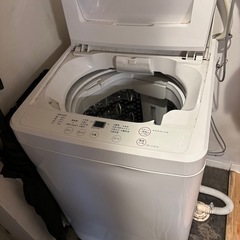 無印良品の洗濯機の画像