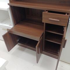 【ドリーム尾浜店】3枚扉オープンボード　BR　※使用感あり高さ(H)180cm× 幅(W)90cm× 奥行(D)45cmの画像