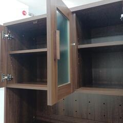 【ドリーム尾浜店】3枚扉オープンボード　BR　※使用感あり高さ(H)180cm× 幅(W)90cm× 奥行(D)45cmの画像