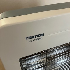 【美品】TEKNOS テクノス　電気ストーブ　ES-K730 の画像