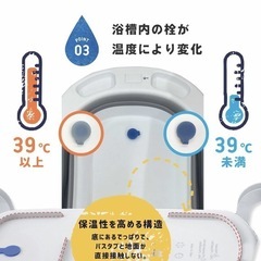 ベビーバス 折りたたみ式 (バスクッションなし)の画像