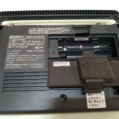 【まもなく廃棄します9/10まで】【美品】SONY FM/AMポータブルラジオ ICF-29の画像