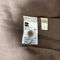 GU  シャツワンピース　新品の画像