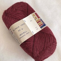 新品MICHELL AREQUIPA PERU アルパカ100％ 毛糸 ペルー製の画像