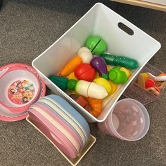 IKEAキッチンおままごと の画像