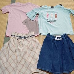 子供服　Tシャツ　スカートの画像