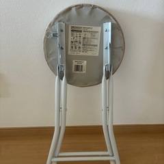 椅子 ベージュ 折りたたみ　の画像