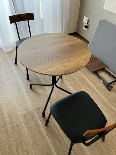 ☆再募集☆【美品】ダイニングテーブル チェア2脚 セット売り ニトリ