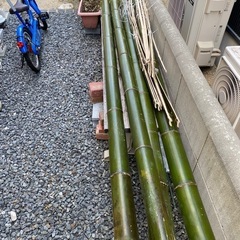 流しそうめん　手作り竹セットの画像