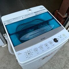 【動作保証あり】Haier ハイアール 2018年 JW-C55A-W 5.5kg 全自動洗濯機【管理KRS795】の画像