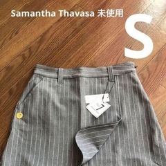 サマンサタバサ スカート Sサイズ ストライプの画像