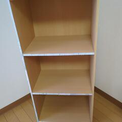 カラーボックス⑨　3段　お洒落柄（半面のみ）の画像