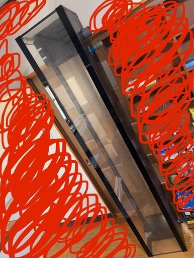 アクリル水槽 2000×300×h340 大型水槽リフジウム水槽オーバーフロー