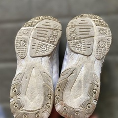 21cm　ホワイト　メッシュ　スニーカー　の画像