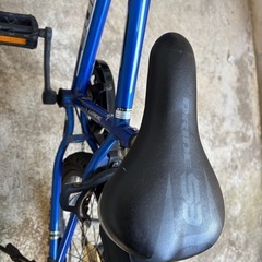 お話中　自転車　22インチ　ブルーの画像