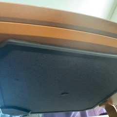 【無印良品】楕円形フラットヒーターこたつ　ローテーブルの画像