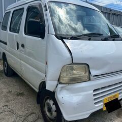 右車輪部分凹みあり！スズキエブリィ！乗り換えにつき、引き取って頂ける方募集！の画像