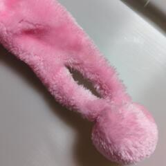 ピンク　ウサギ　かぶりものの画像