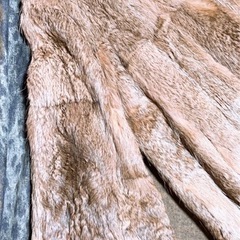 フランスラパン毛皮ハーフコート
の画像