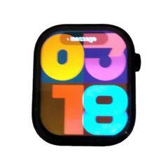 ①10シリーズ C10PRO 2in1 スマートウォッチ 2.19インチ ブラックの画像