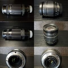 NIKON ニコン デジタル一眼レフ D300 レンズ２本・ストロボ・バッテリーグリップ付き シャッター回数27349の画像
