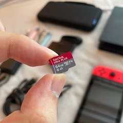 Nintendo Switch本体＋microSD＋ケース の画像
