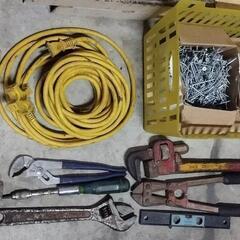 日曜大工　工具等　釘　ケーブル？　色々の画像