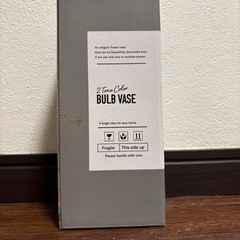 水耕栽培用ガラス花瓶（バルブベース）２サイズ／セットの画像