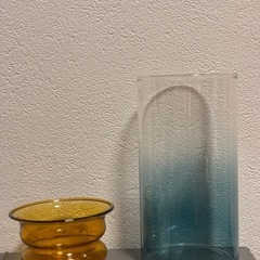 水耕栽培用ガラス花瓶（バルブベース）２サイズ／セットの画像