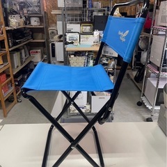 未使用 ノースイーグル スチール パイプチェア L　NE-1317BL ブルー　キャンプ チェア 椅子　キャンピングチェア　バーベキュー　BBQ　焼肉　アウトドア　釣り　運動会　未使用保管品　④の画像