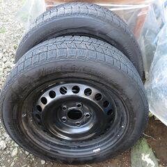 ４本セット　スタッドレス　日産純正鉄ホイール　205/55R16の画像