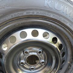 ４本セット　スタッドレス　日産純正鉄ホイール　205/55R16の画像