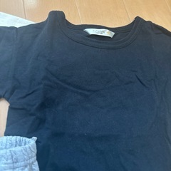 ⑩100cm 薄手長袖 Tシャツ デニムパンツ 薄手ズボンの画像