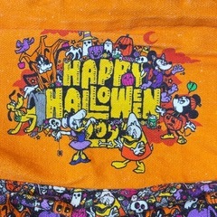 【ディズニーストア】ハロウィン　ミニバッグ　オレンジ【現品限り】の画像