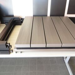 ※取引中/売約済***********　　　　　　未使用新品　組立商品　人工木 ウッドデッキ 0.5坪用 簡単 設置 人工木ウッドデッキ 人工木 樹脂 アルミ ガーデンデッキ デッキ ガーデンベンチ ベンチ ガーデン ガーデニング 庭の画像