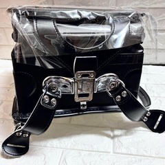 新品❤️ランドセル 黒 軽量 防水加工 自動ロック A4フラットファイルの画像
