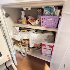 【受渡し決定】食器棚 （白）お洒落の画像
