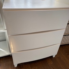 【収納ケース 3段】※天板取れやすいです★ クリーニング済 【管理番号11708】桒の画像